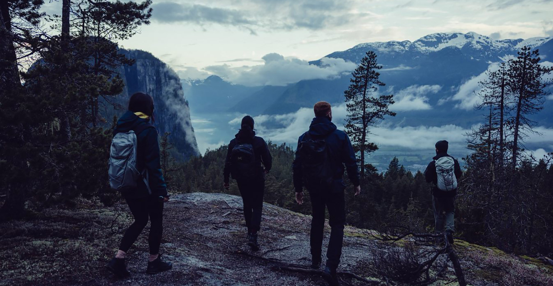 Hiking in the mountains